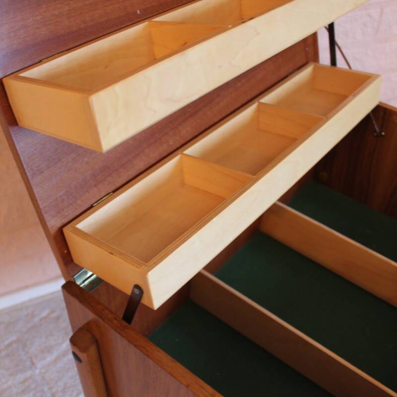 Vintage sewing cabinet, side table