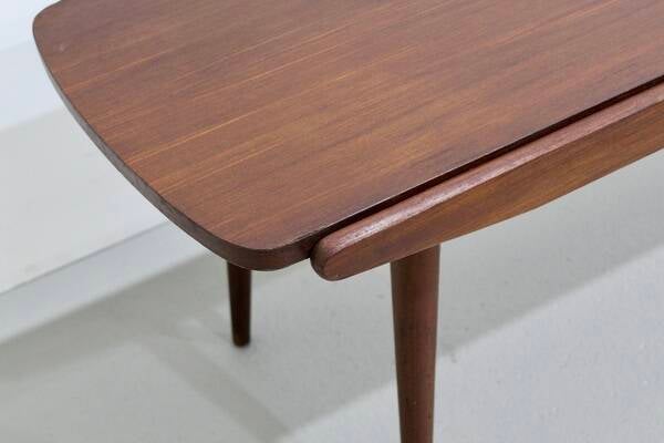 Vintage salontafel - omkeerbaar blad, jaren '60 |
