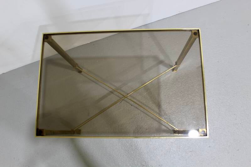 Vintage brass side table - 70s | 01204
