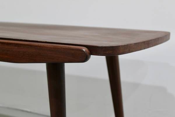 Vintage salontafel - omkeerbaar blad, jaren '60 |