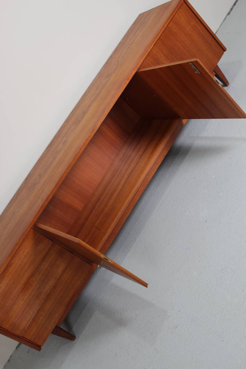 Vintage tv-meubel, dressoir, sideboard - teak, jaren '60 | 01292