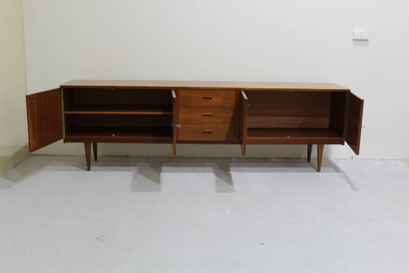 Vintage dressoir, sideboard - teak, jaren '60 | 01069