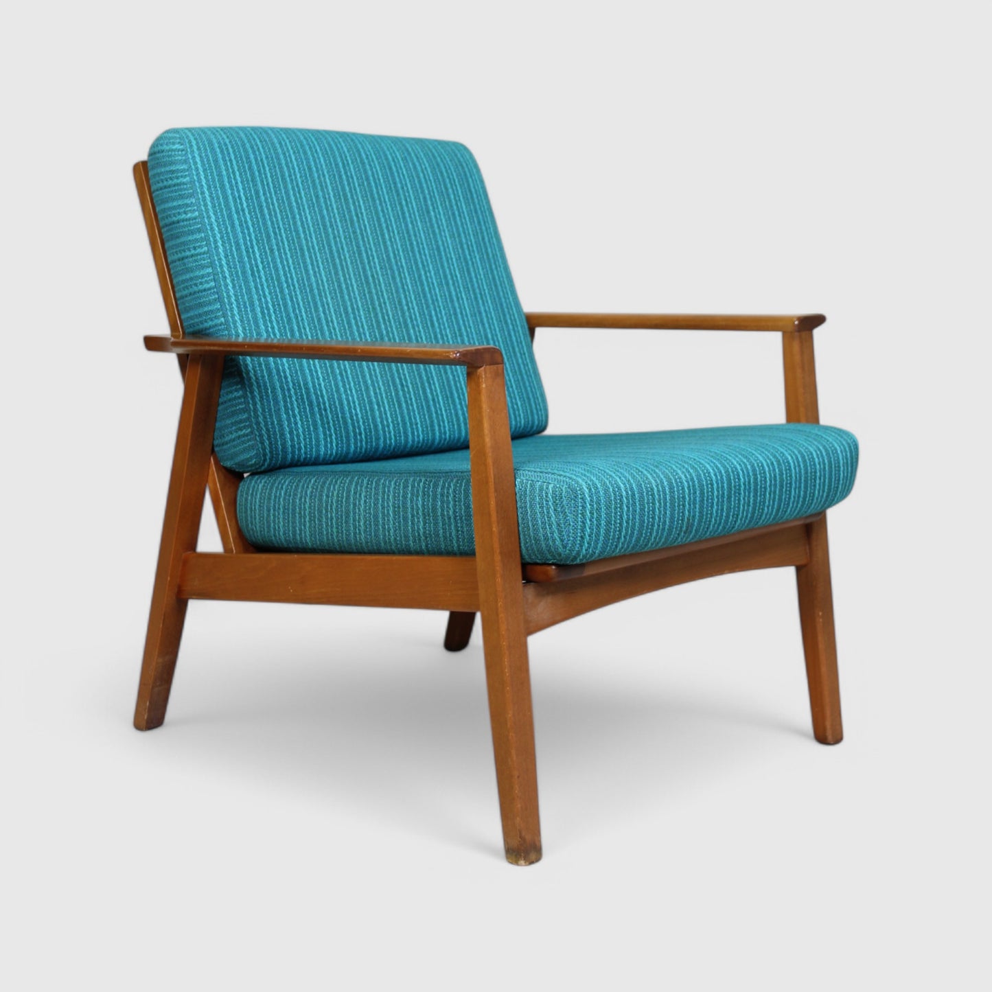 Blauer Vintage-Sessel - 1960er Jahre