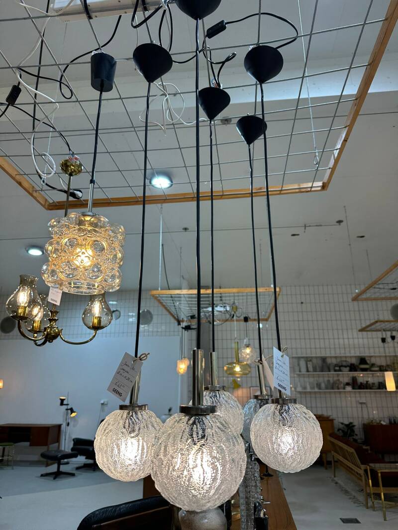 Vintage hanglamp, bollamp - Jaren '60 | 01217