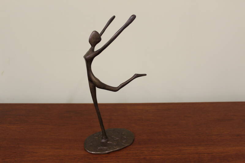 Vintage bronze statue ballerina 3/6 | 00857