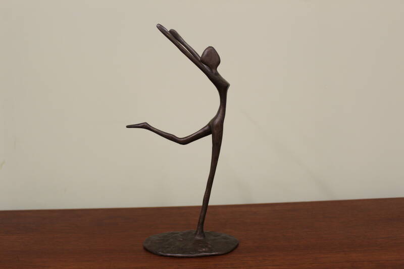 Vintage bronze statue ballerina 3/6 | 00857