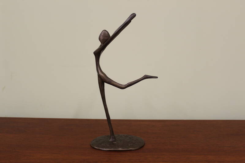 Vintage bronze statue ballerina 3/6 | 00857