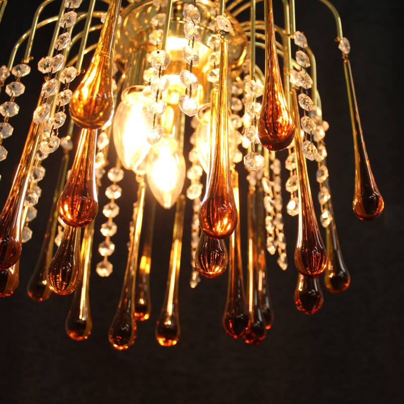 VEILING Vintage teardrop lamp - amber