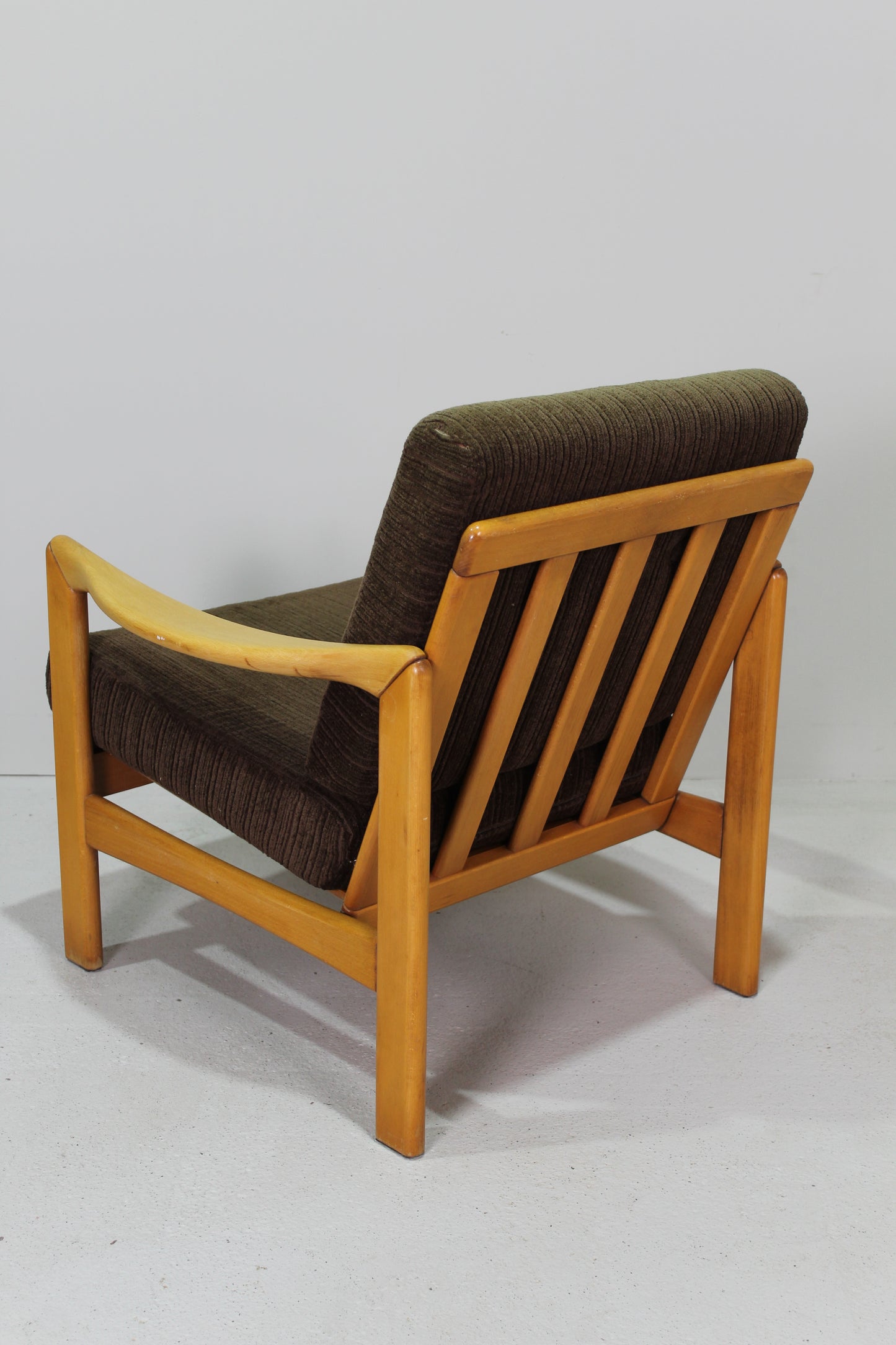 Vintage fauteuil - jaren '60, bruin