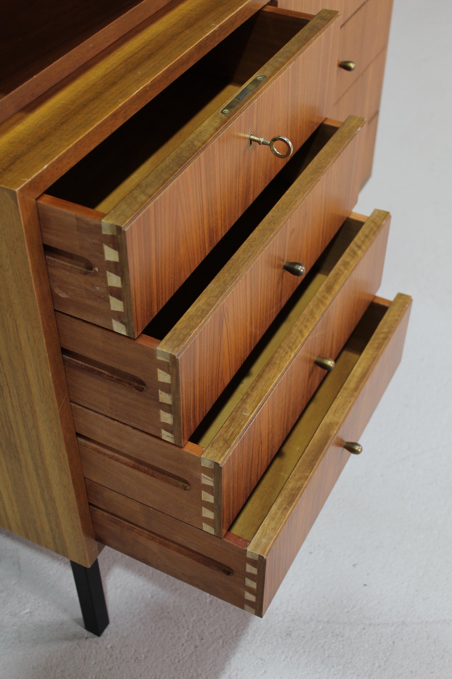 Vintage Bücherregal, Hängeschrank, Highboard - 1960er Jahre