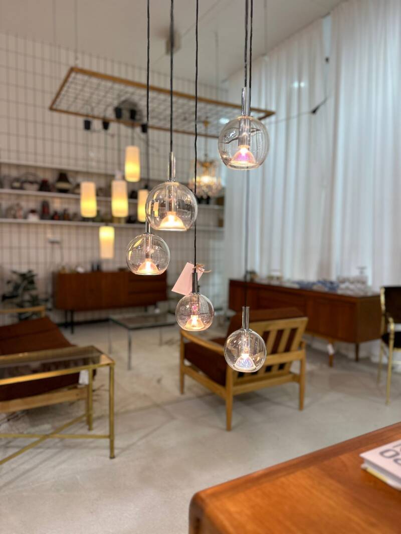 Vintage cascade lamp - halogeen, glas | 01216