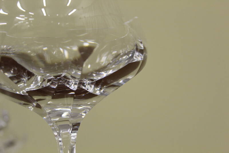 Vintage Crystal Champagne Coupes