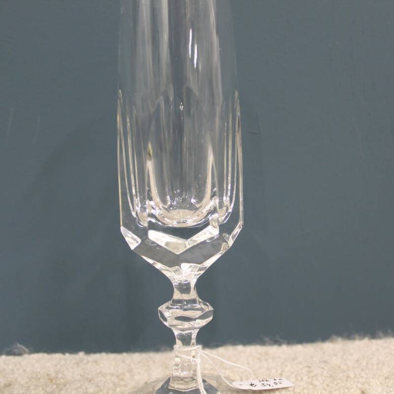Vintage kristallen champagneglazen 6x