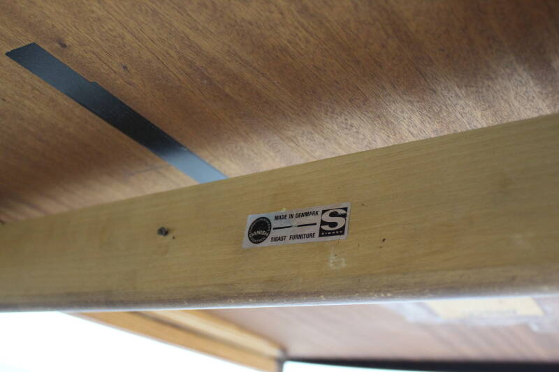 Vintage Deens Design vierkante uitschuifbare eettafel - Sibast jaren '60 | 01278