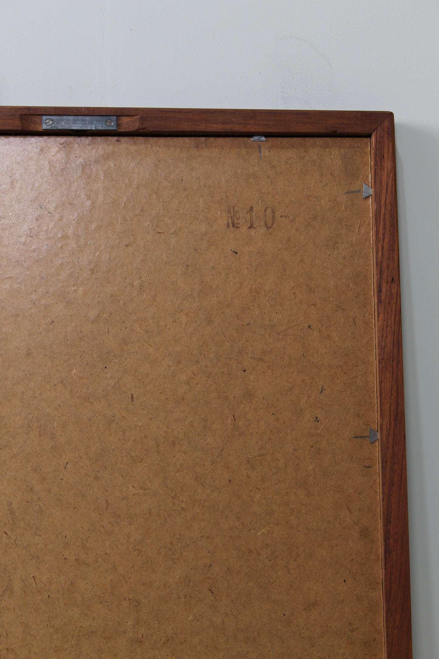 Vintage houten spiegel teak