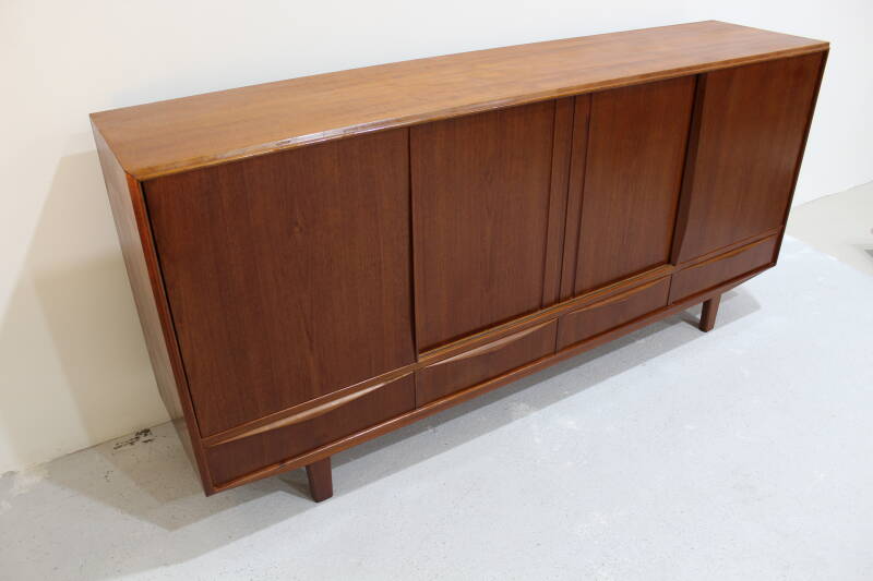 Vintage Deens Design sideboard, dressoir, kast - E.W. Bach jaren '60 | 00988