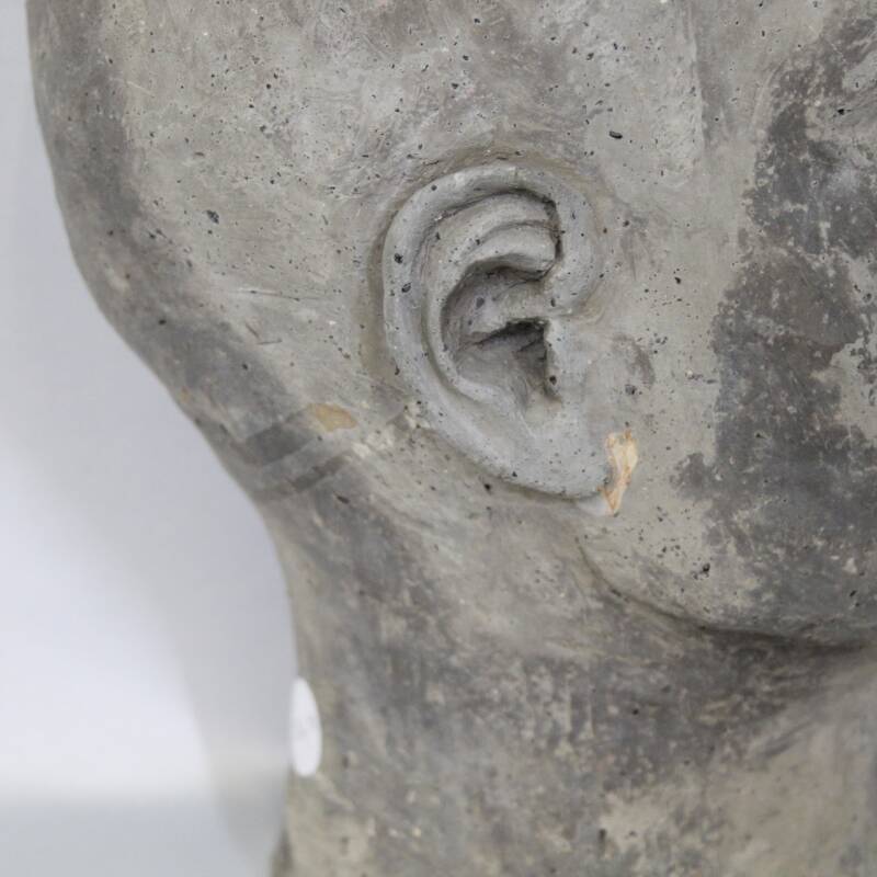 Vintage head, statue