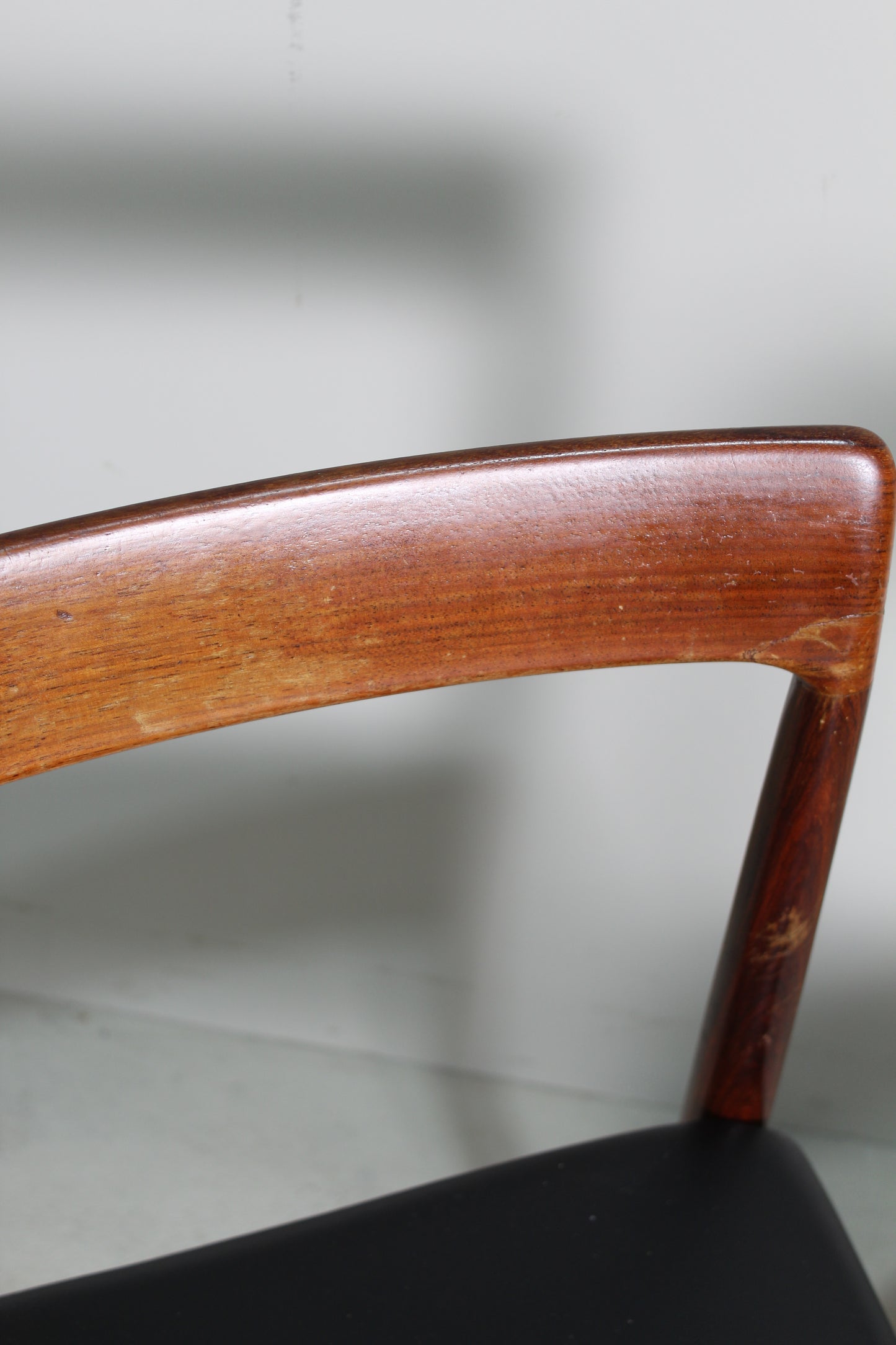 3x Vintage design eetkamerstoelen Lübke