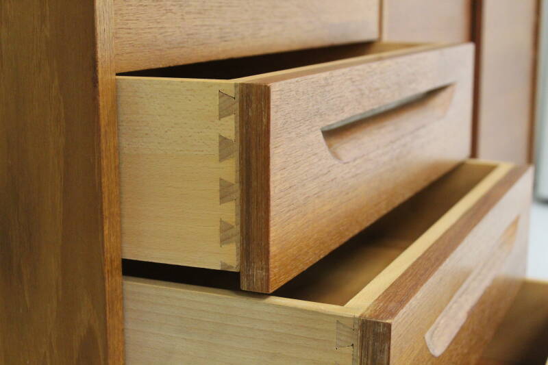 Vintage dressoir teak hout | 00761