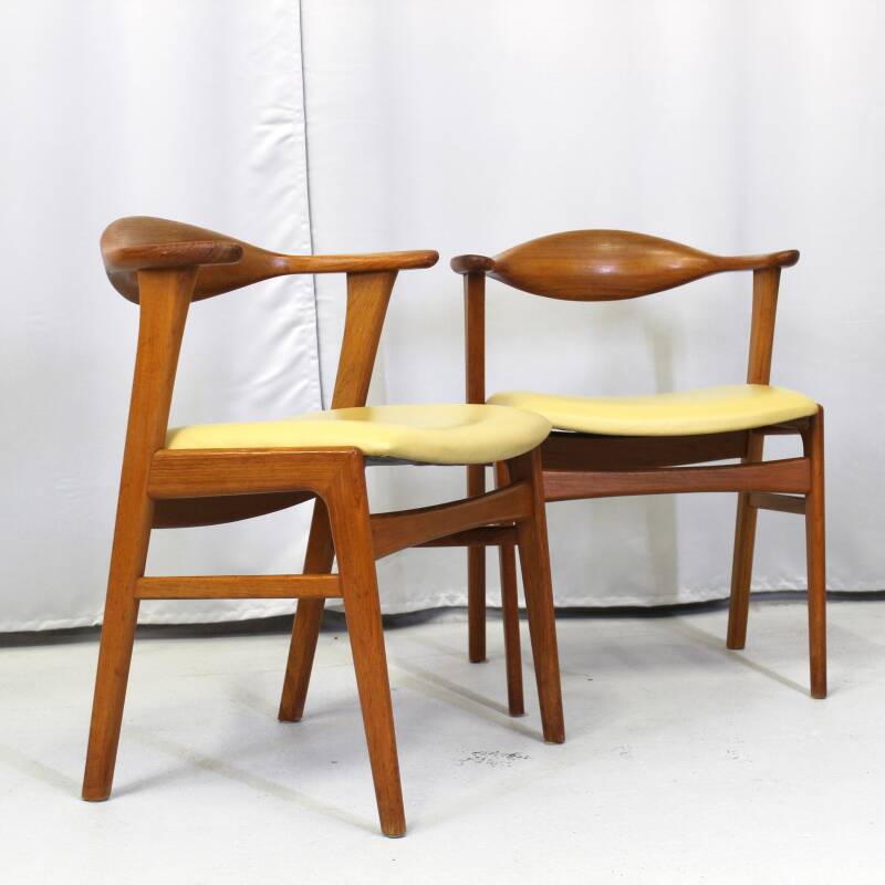 Vintage Deens Design stoelen, Erik Kirkegaard