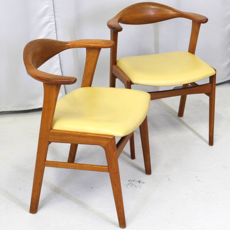 Vintage Deens Design stoelen, Erik Kirkegaard