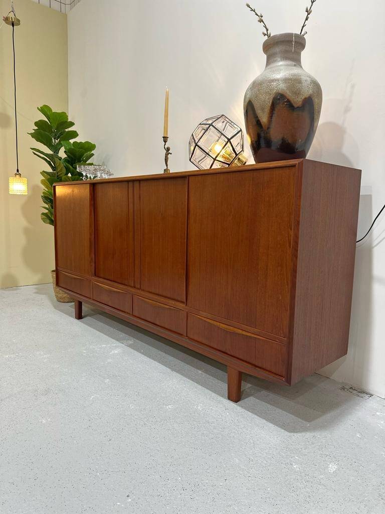 Vintage Deens Design sideboard, dressoir, kast - E.W. Bach jaren '60 | 00988