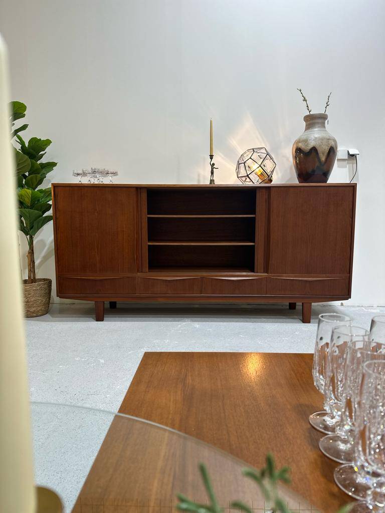 Vintage Deens Design sideboard, dressoir, kast - E.W. Bach jaren '60 | 00988