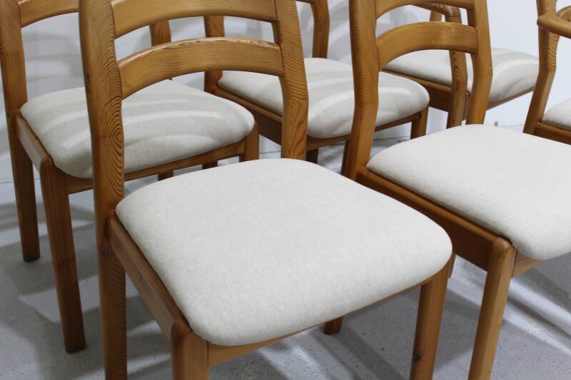 6x Vintage Esszimmerstühle Dänisches Design – Dyrlund 70er | 00993