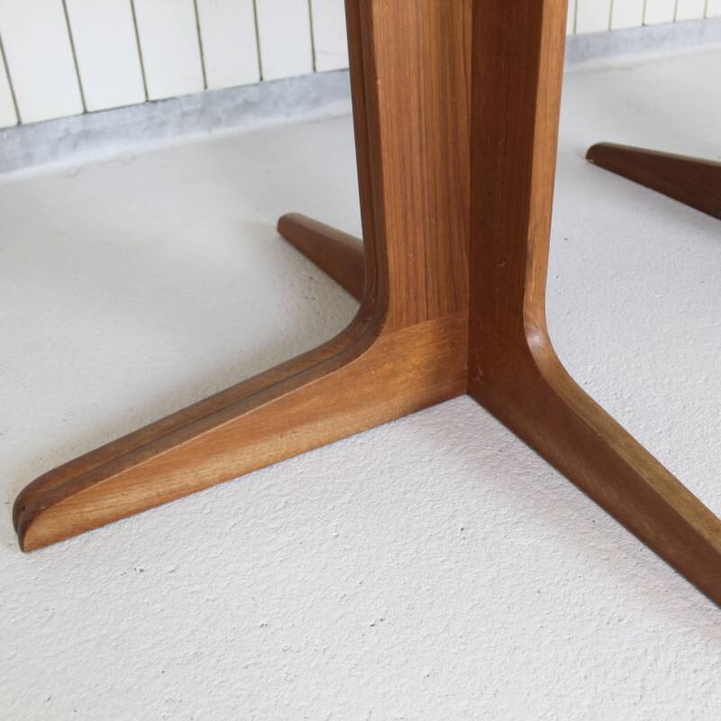 Vintage uitschuifbare eettafel, Deens design