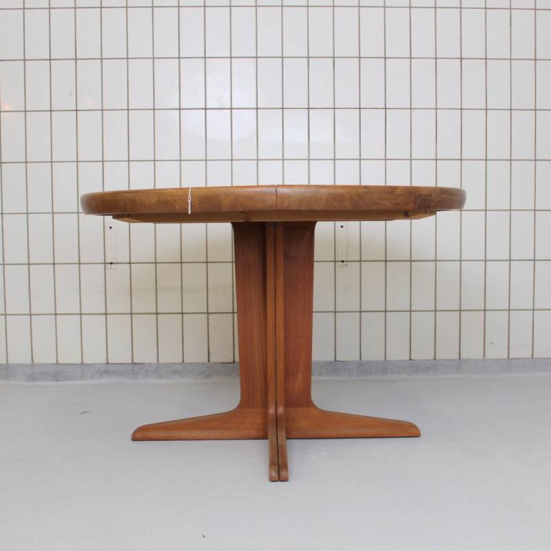 Vintage uitschuifbare eettafel, Deens design