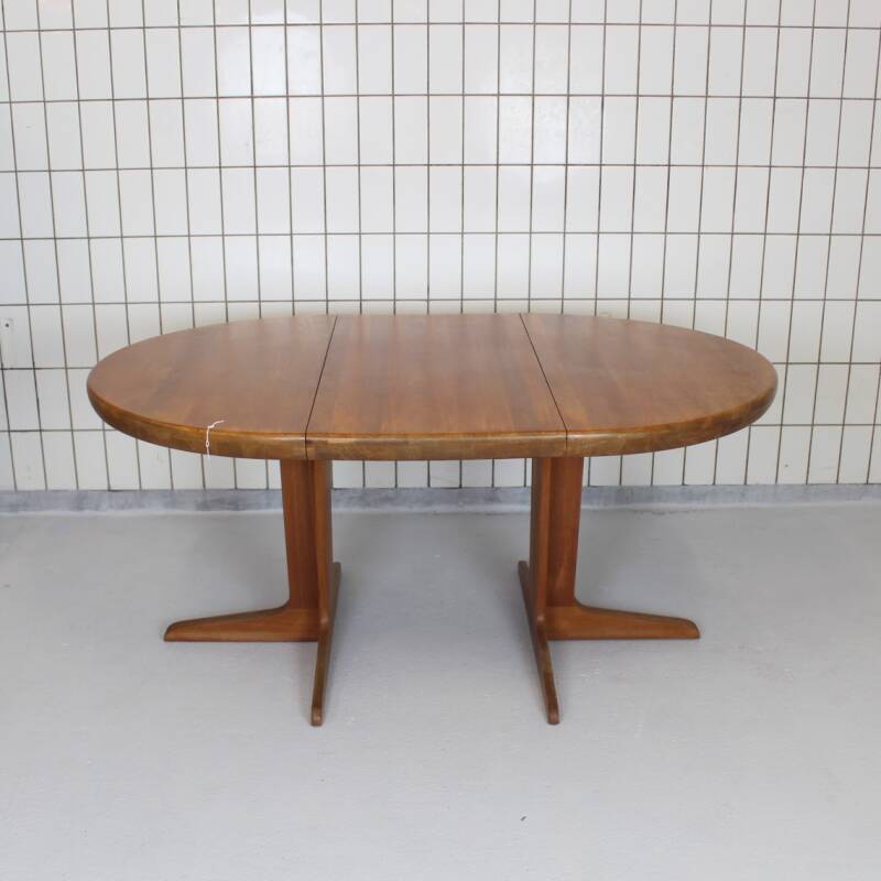 Vintage uitschuifbare eettafel, Deens design