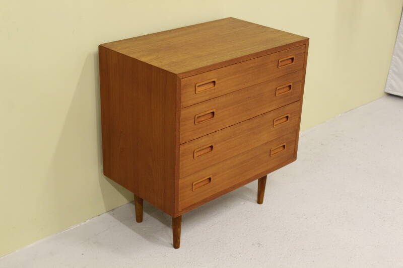 Vintage Kommode von Poul Hundavad – Dänisches Design, Teakholz | 00759