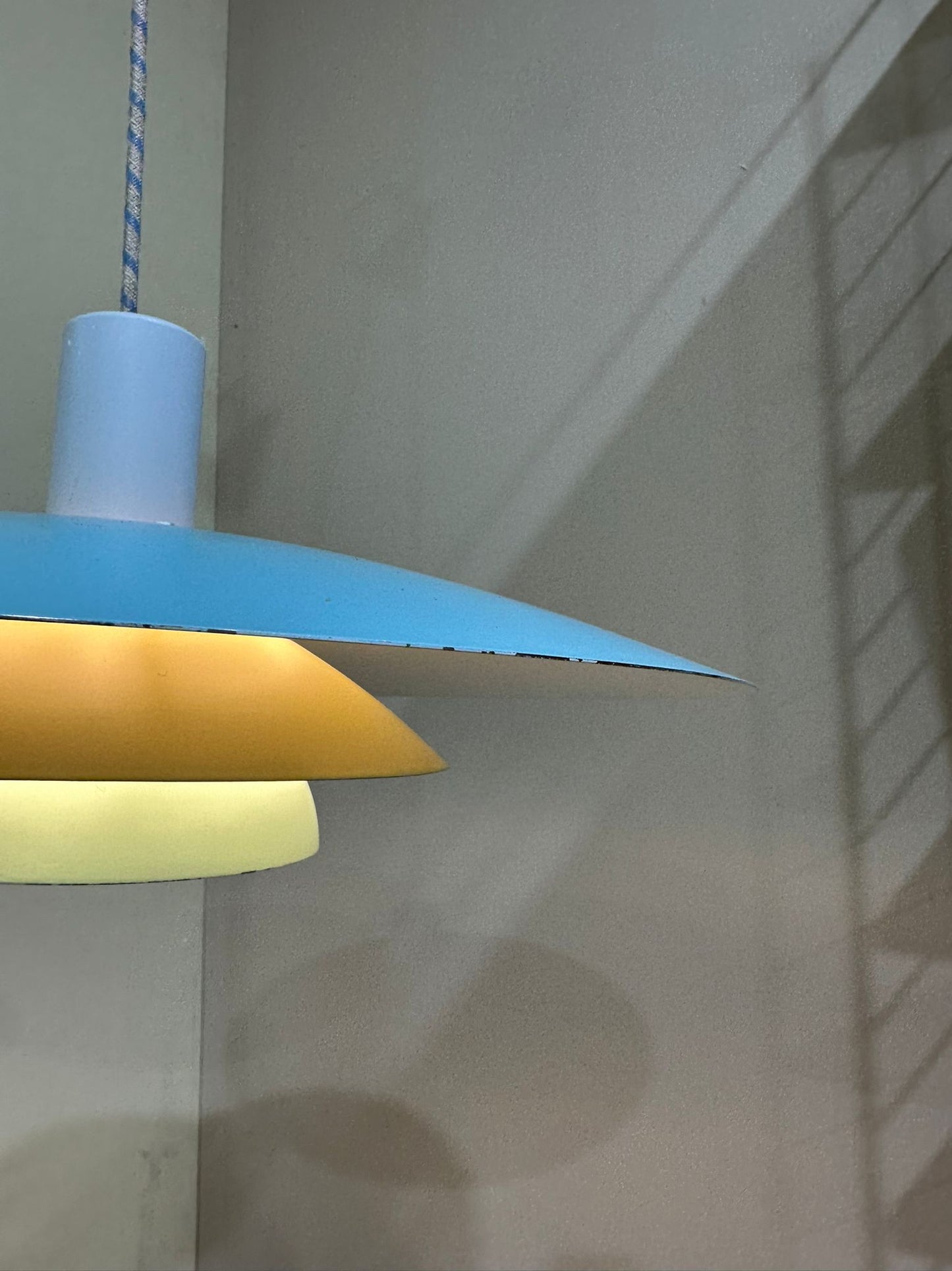 Vintage Deense hanglamp