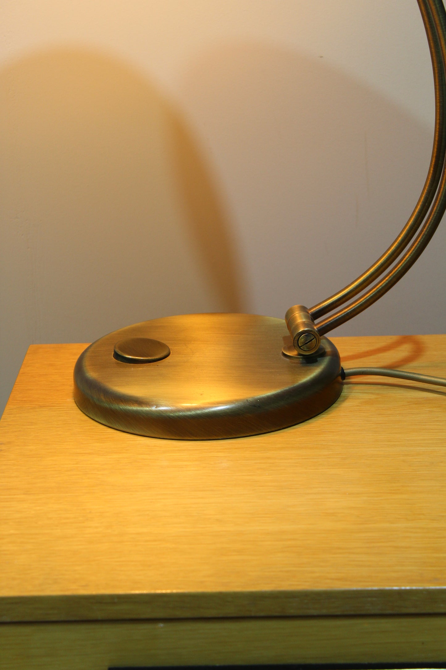 Vintage Design Tischlampe - Egon Hillebrand 1930er Messing | 01282