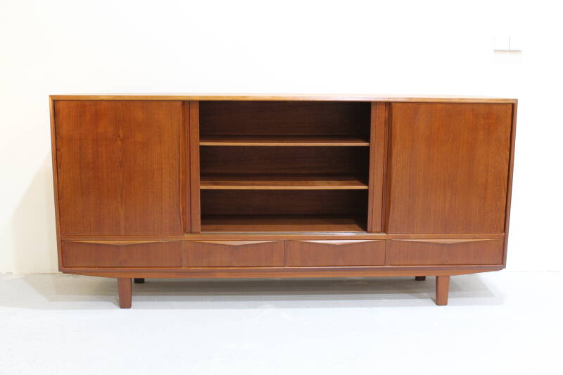 Vintage Deens Design sideboard, dressoir, kast - E.W. Bach jaren '60 | 00988