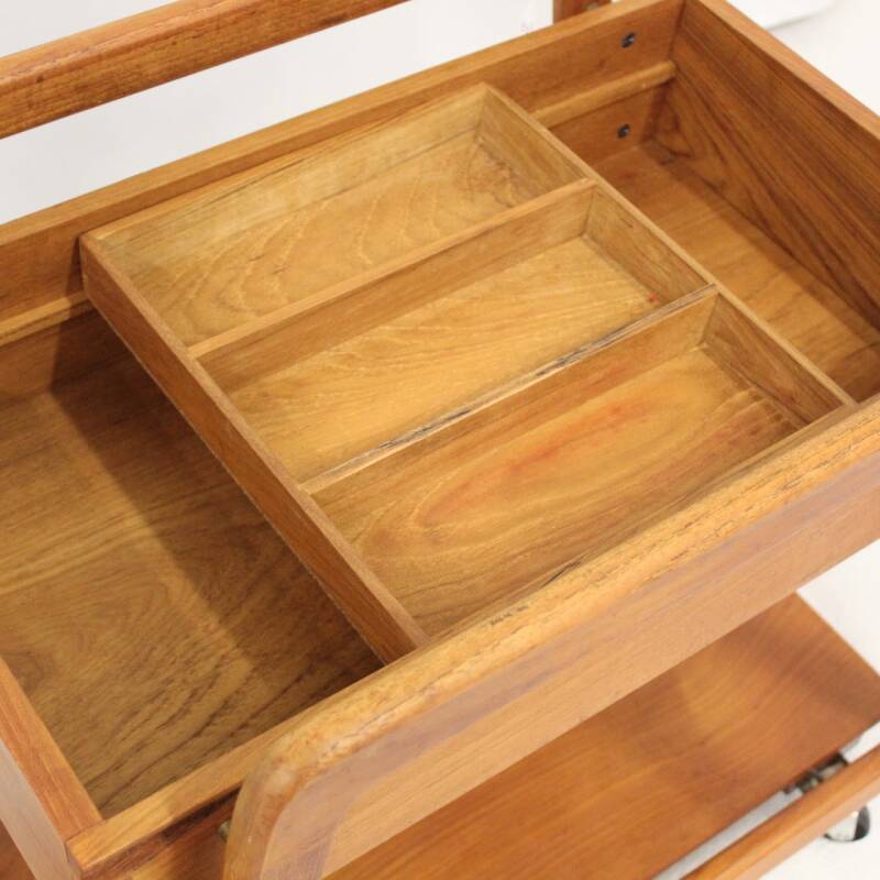 Vintage design serving trolley