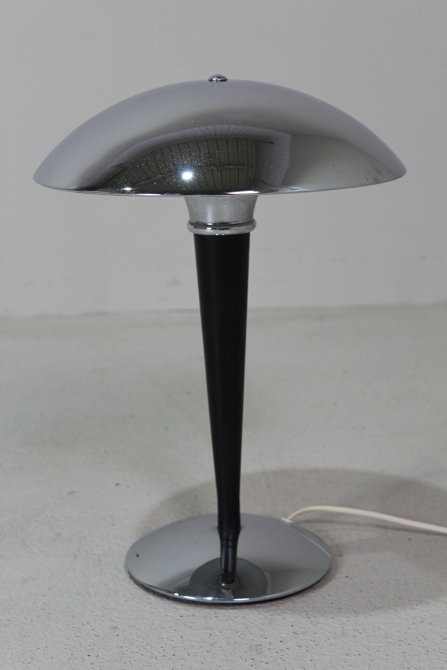 Vintage IKEA tafellamp, chroom mushroomlamp