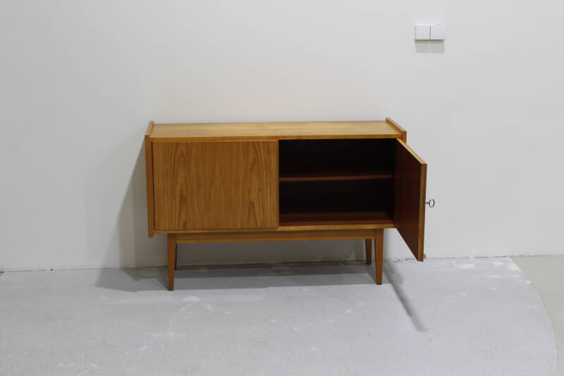 Vintage dressoir, sideboard - licht hout jaren '60 | 00968