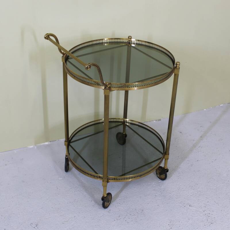 Vintage 1950s bar cart, serving trolley