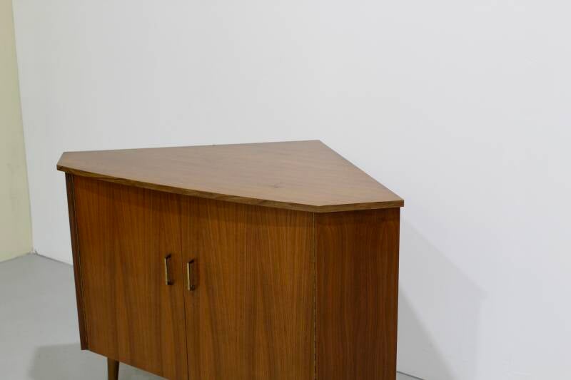 Vintage corner cabinet, audio furniture - 60s | 01195