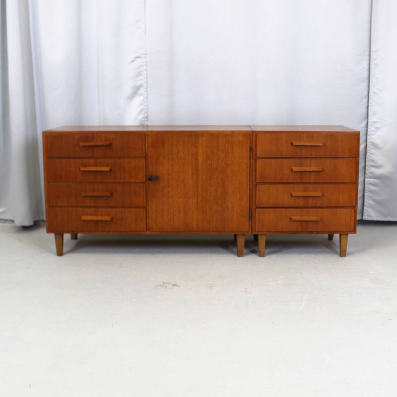 Vintage dressoir, tweedelig