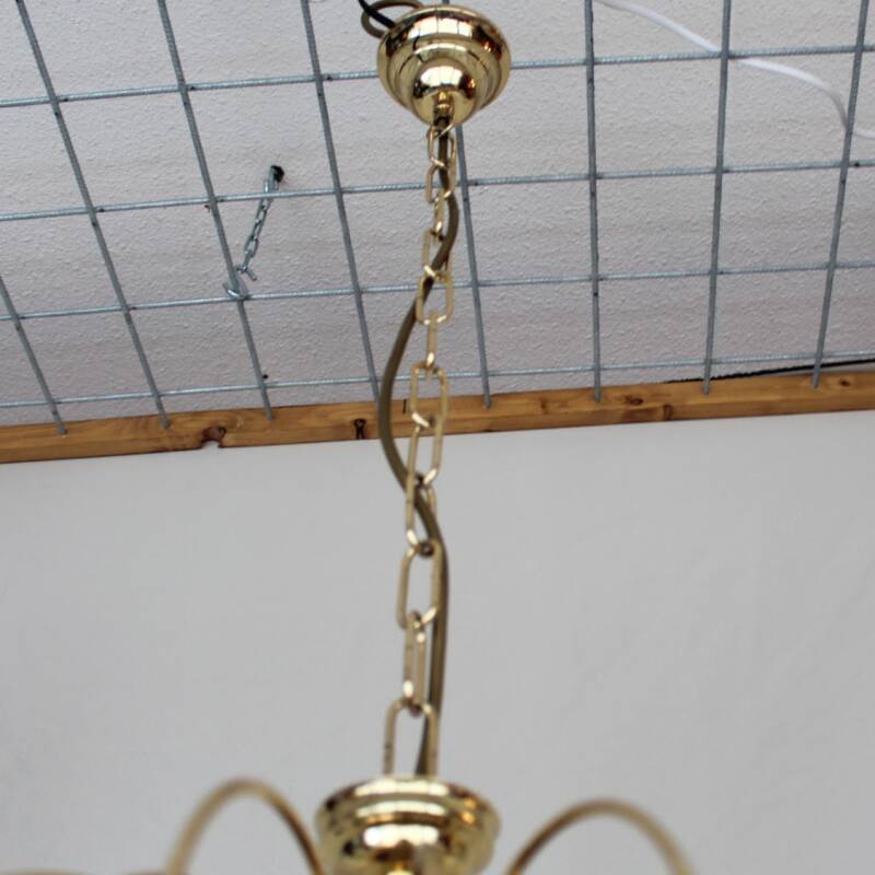 Vintage teardrop lamp - amber