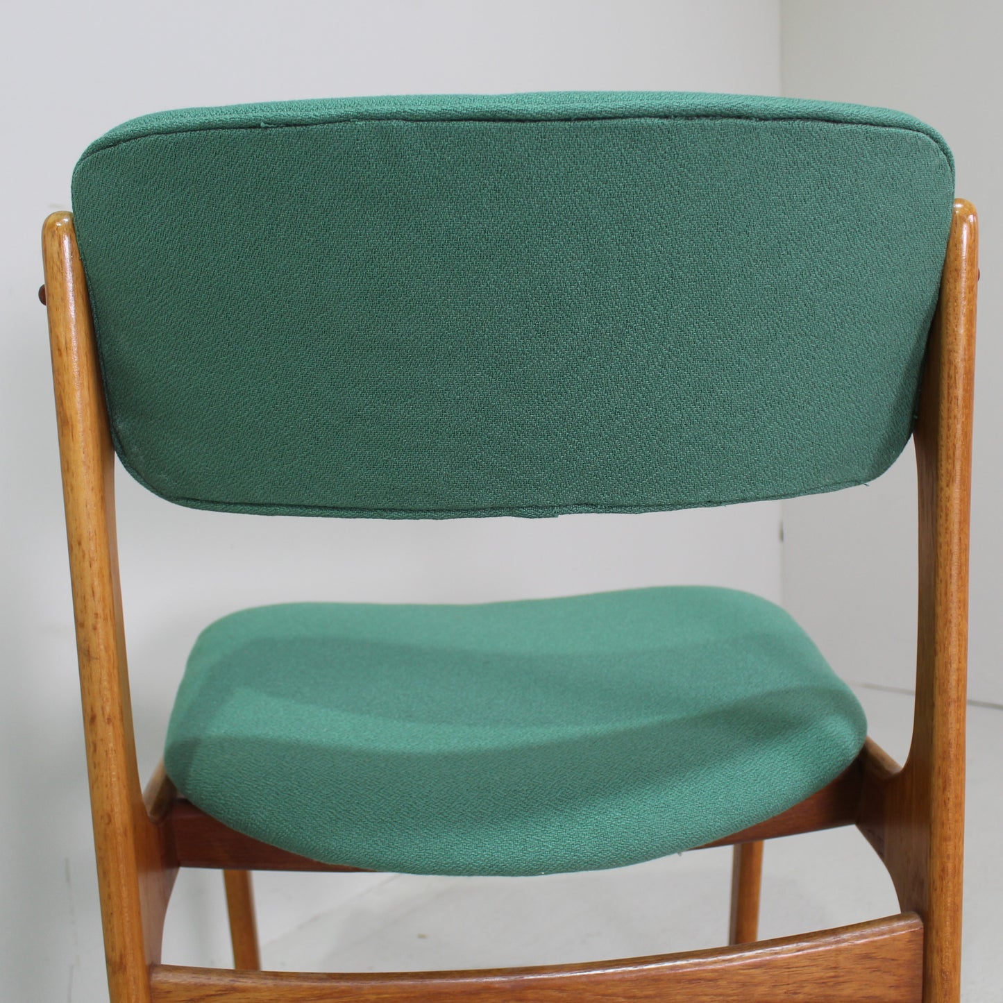 4x Vintage Esszimmerstühle, Erik Buch, Teakholz