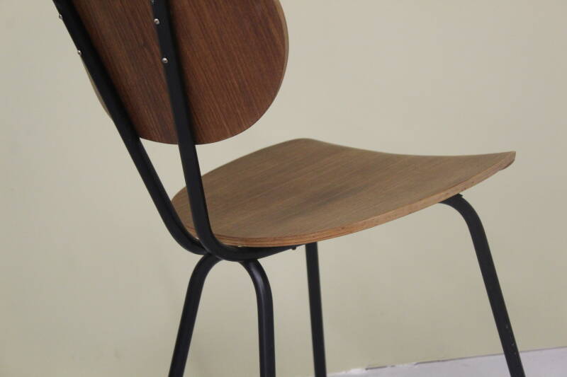 Vintage chair, dining chair - bent wood, brown, black