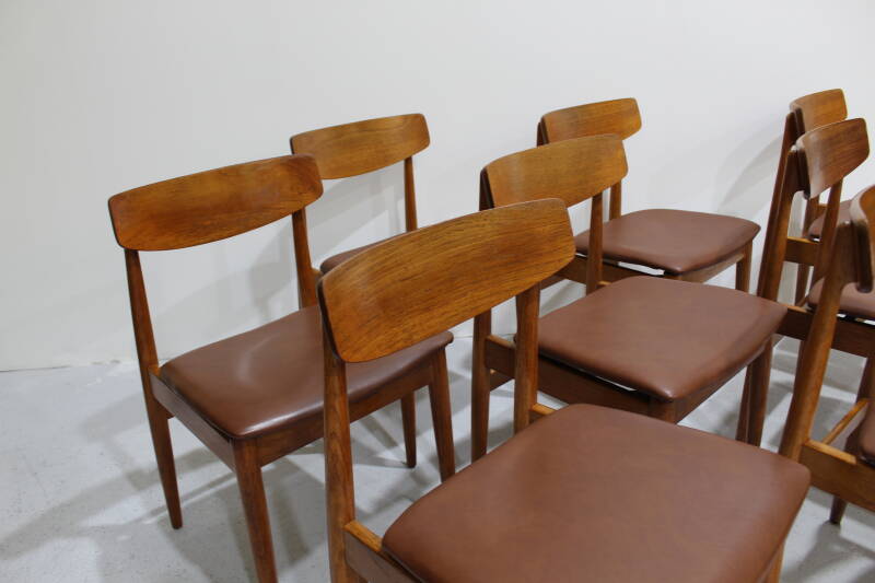 8x Esszimmerstühle im Vintage-Design Casala – 60er | 00888
