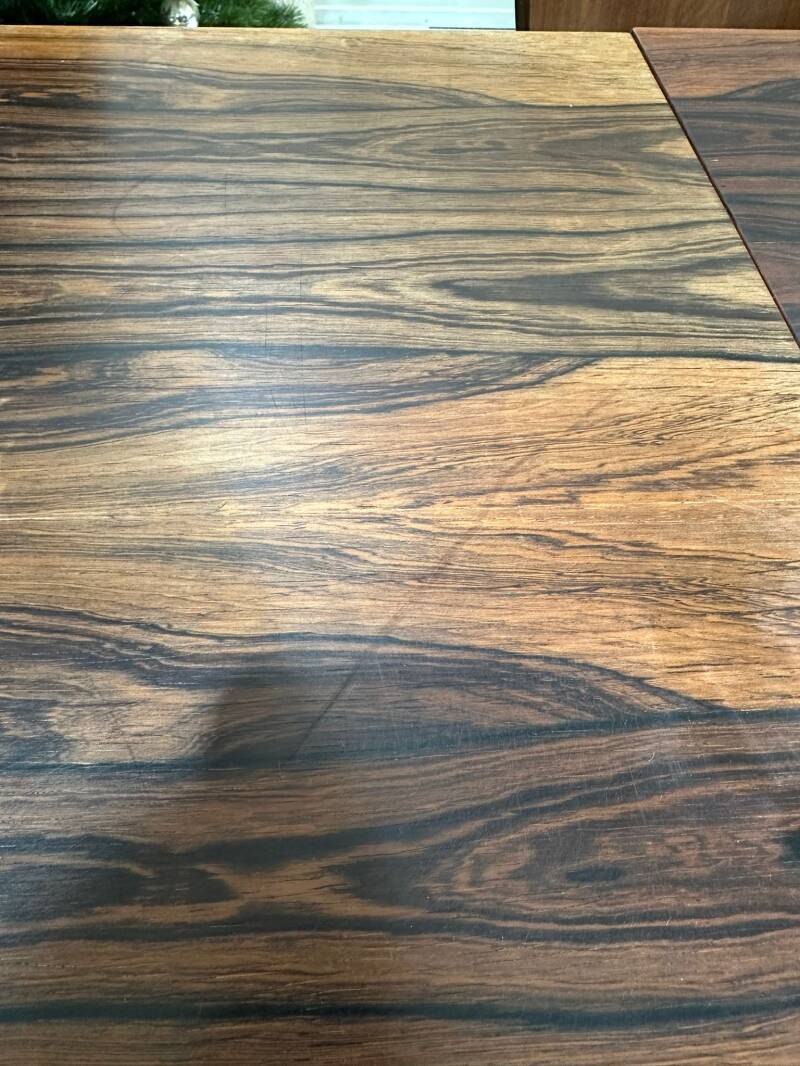 Ausziehbarer Vintage-Esstisch - Palisander 1960er