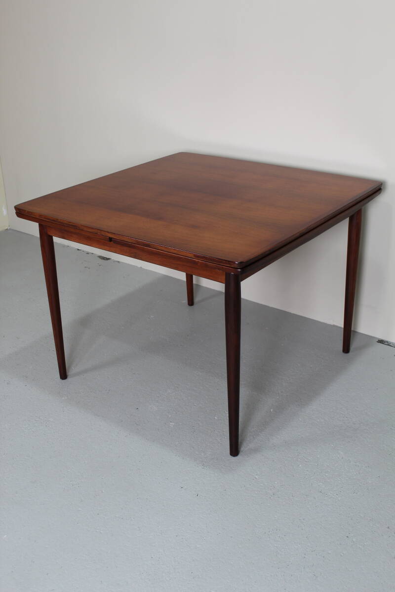 Vintage Deens Design vierkante uitschuifbare eettafel - Sibast jaren '60 | 01278