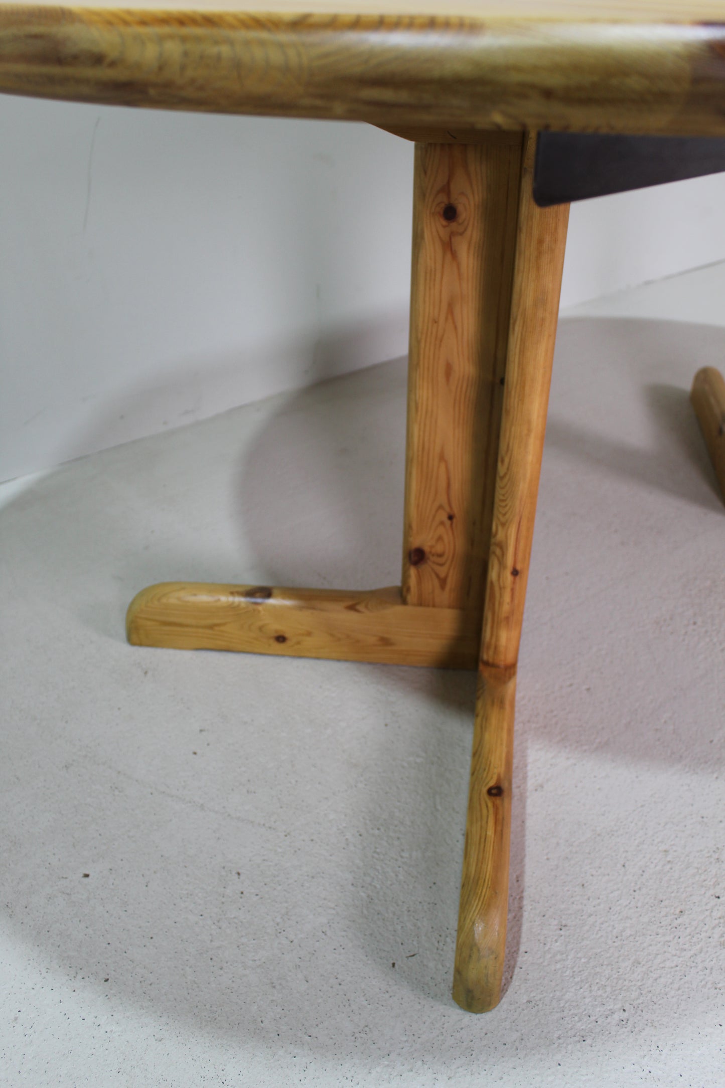 Vintage Deense design eettafel - Rainer Daumiller, grenen jaren '70