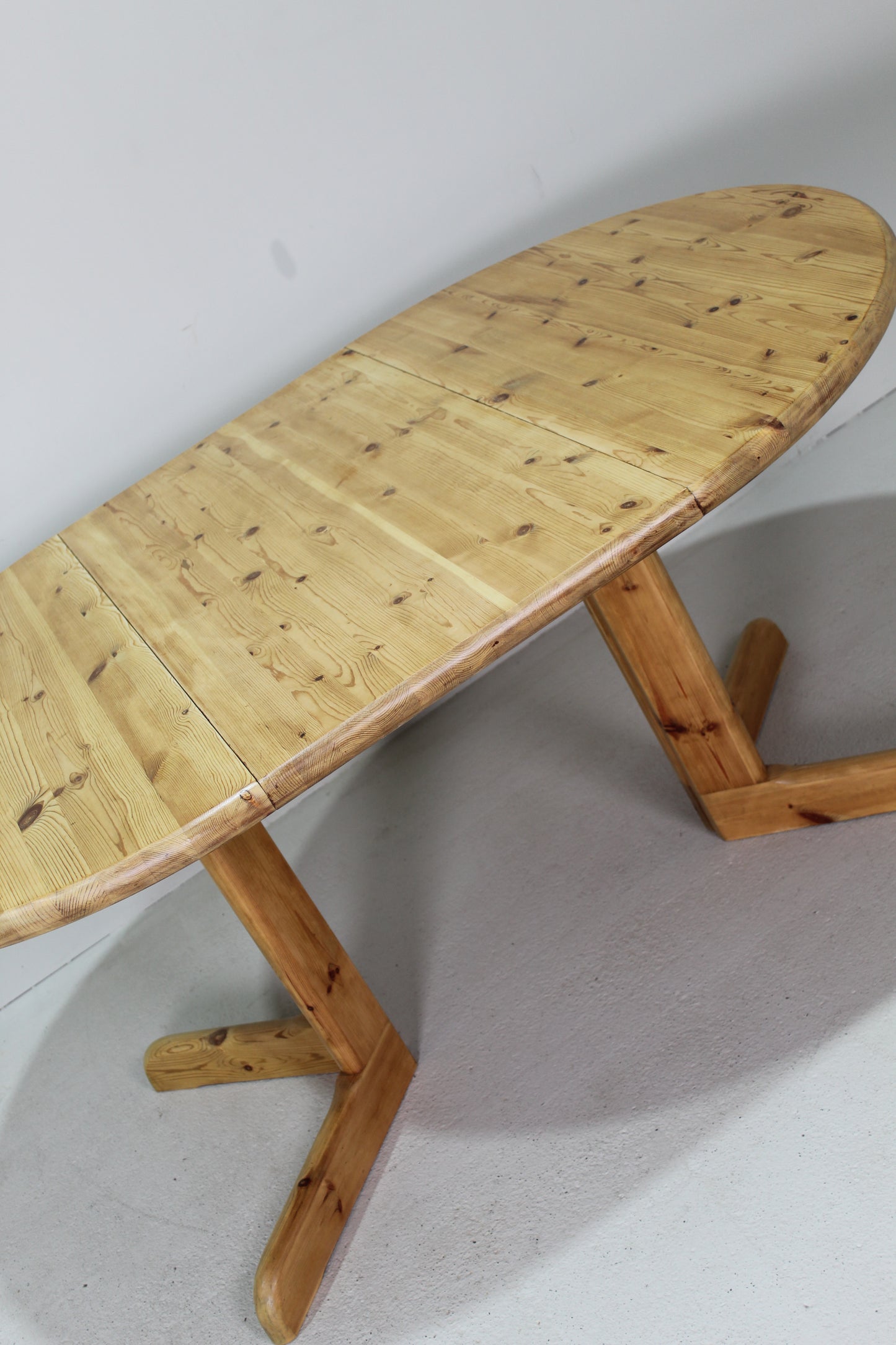 Vintage Deense design eettafel - Rainer Daumiller, grenen jaren '70