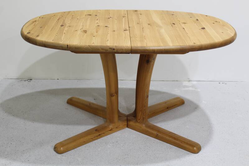 Vintage Danish Design dining table, extendable - Dyrlund pine wood | 00992
